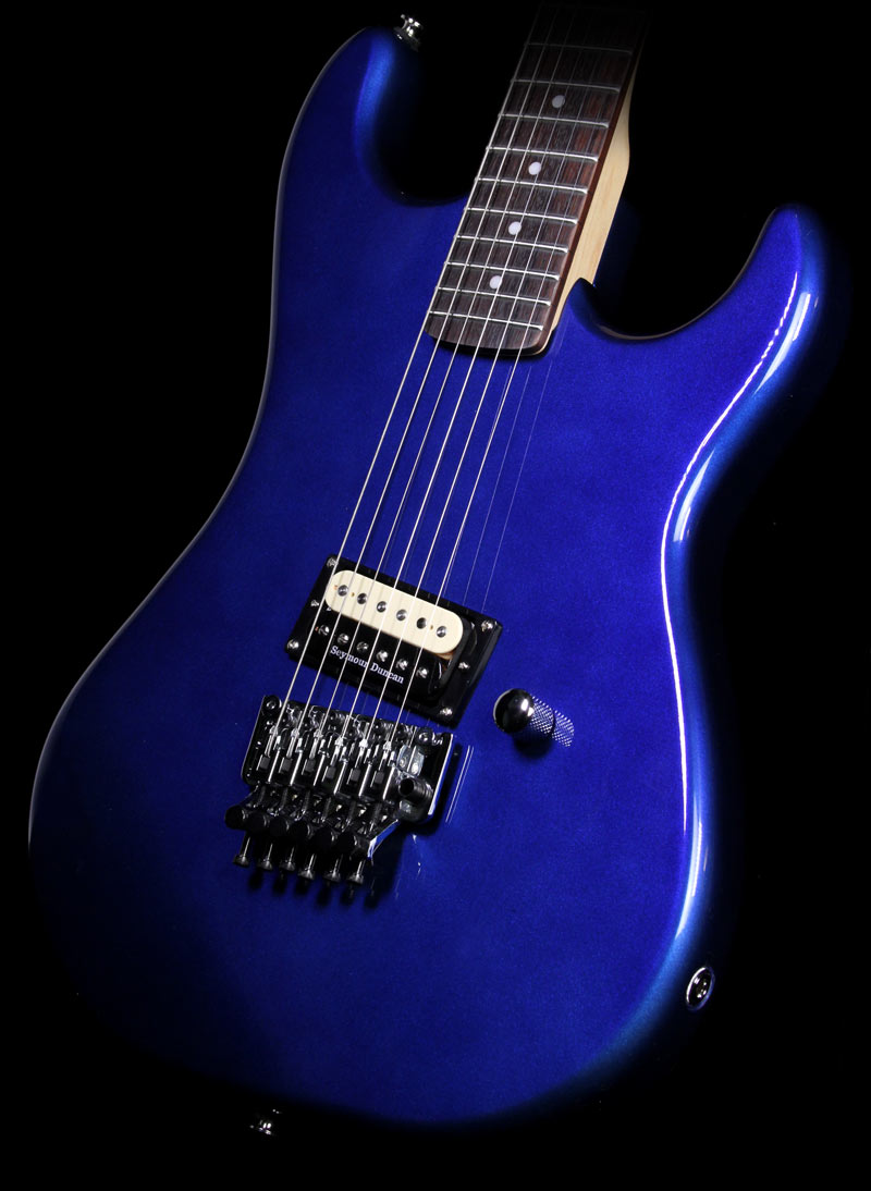 Kramer Baretta Vintage H Fr Rw - Candy Blue - Guitarra eléctrica con forma de str. - Variation 3