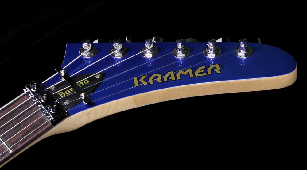 Kramer Baretta Vintage H Fr Rw - Candy Blue - Guitarra eléctrica con forma de str. - Variation 4