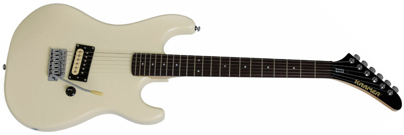 Kramer Baretta Special H Trem Rw - Vintage White - Guitarra eléctrica con forma de str. - Main picture