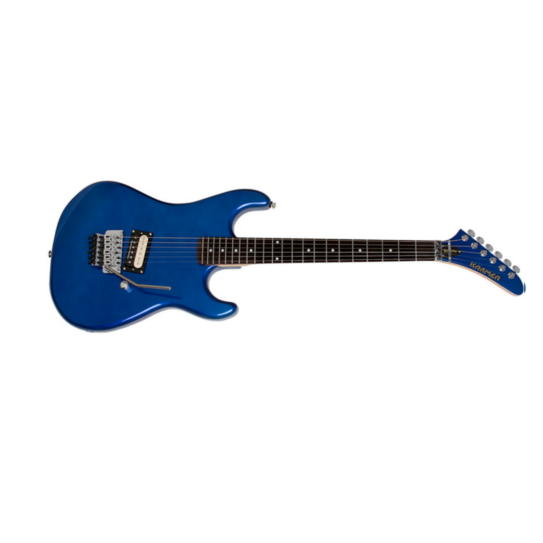 Kramer Baretta Vintage H Fr Rw - Candy Blue - Guitarra eléctrica con forma de str. - Main picture