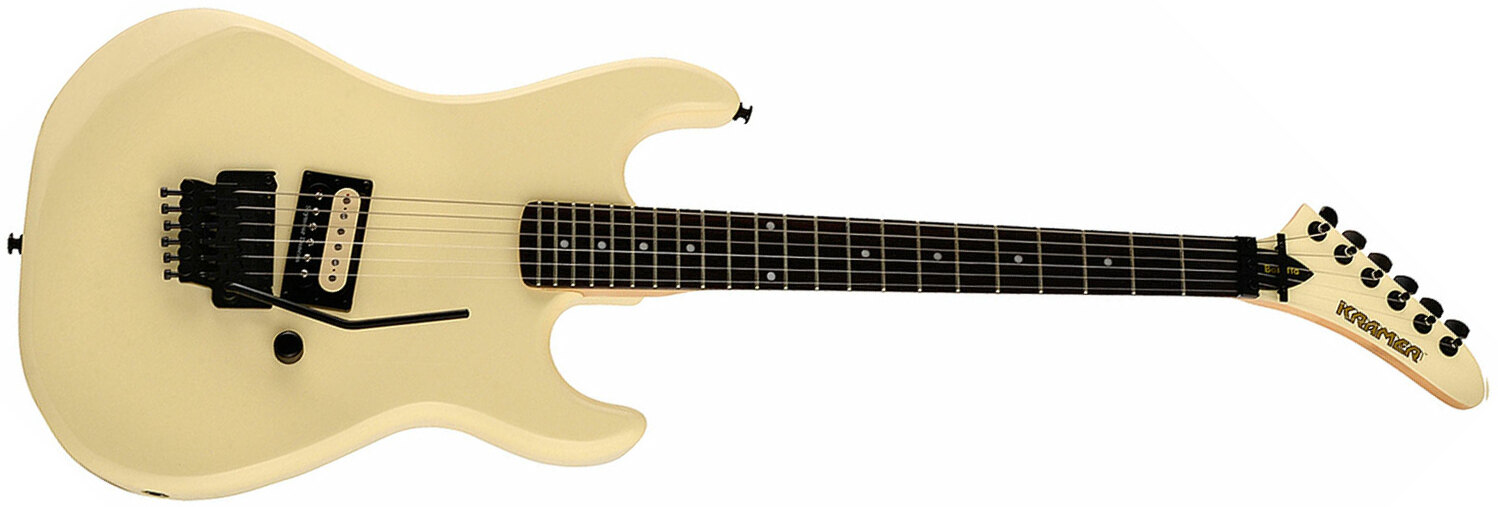 Kramer Baretta Vintage H Fr Rw - Vintage White - Guitarra eléctrica con forma de str. - Main picture