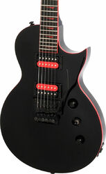 Guitarra eléctrica de corte único. Kramer Assault 220 FR - Black red binding