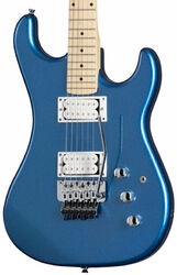 Guitarra eléctrica con forma de str. Kramer Pacer Classic - Radio blue metallic