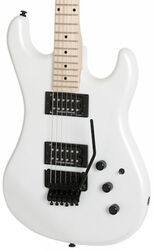 Guitarra eléctrica con forma de str. Kramer Pacer Vintage - Pearl white