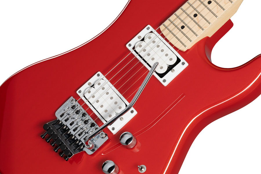 Kramer Pacer Classic 2h Fr Mn - Scarlet Red Metallic - Guitarra eléctrica con forma de str. - Variation 3