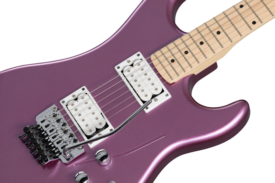 Kramer Pacer Classic 2h Fr Mn - Purple Passion Metallic - Guitarra eléctrica con forma de str. - Variation 3