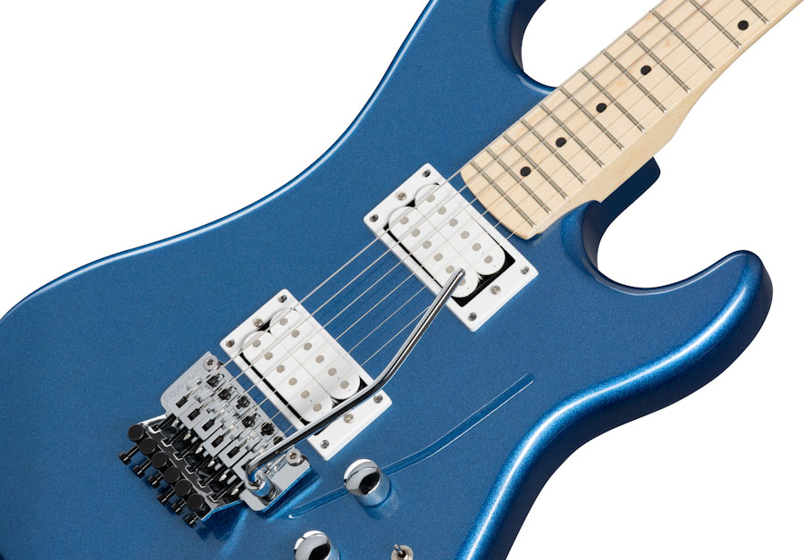 Kramer Pacer Classic 2h Fr Mn - Radio Blue Metallic - Guitarra eléctrica con forma de str. - Variation 3