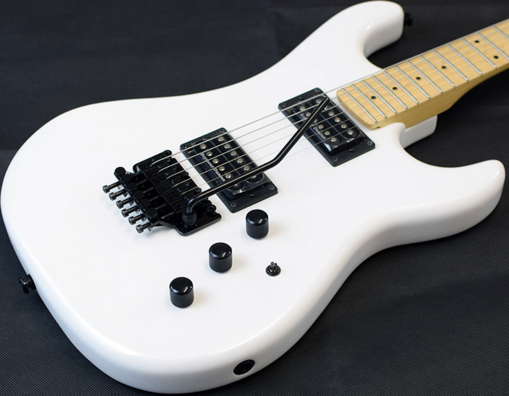 Kramer Pacer Vintage 2h Seymour Duncan  Fr Mn - Pearl White - Guitarra eléctrica con forma de str. - Variation 1