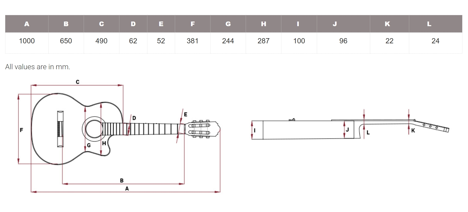 Kremona Fiesta F65cw Sb Performer 4/4 Cw Epicea Palissandre Eb - Guitarra clásica 4/4 - Variation 3