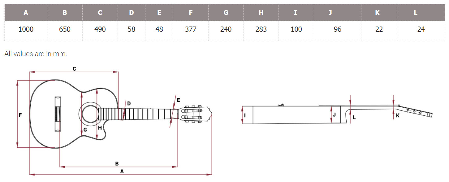 Kremona Verea Performer 4/4 Cedre Palissandre Rw - Natural - Guitarra clásica 4/4 - Variation 5