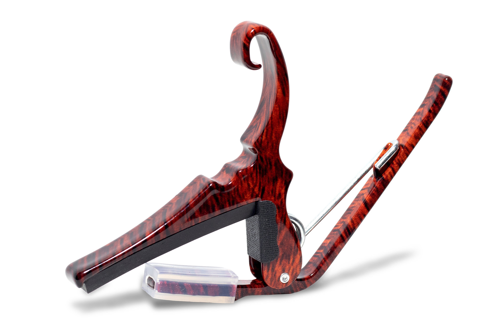 Kyser Capodastre Guitare Acoustique Quick-change Kg6 DÉco Bois - Couleur Bois De Rose - Cejilla - Variation 1