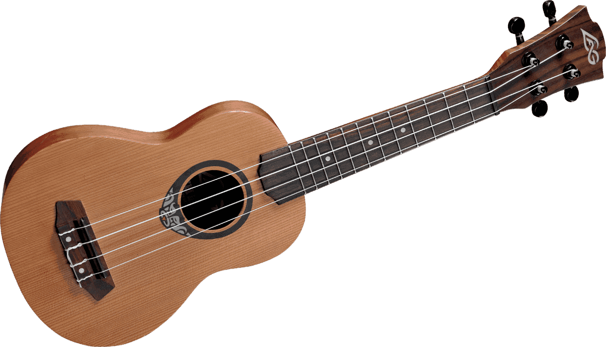 Lag Baby Tiki Uku 130 Soprano Slim Tout Sapele +housse - Ukulele - Variation 1