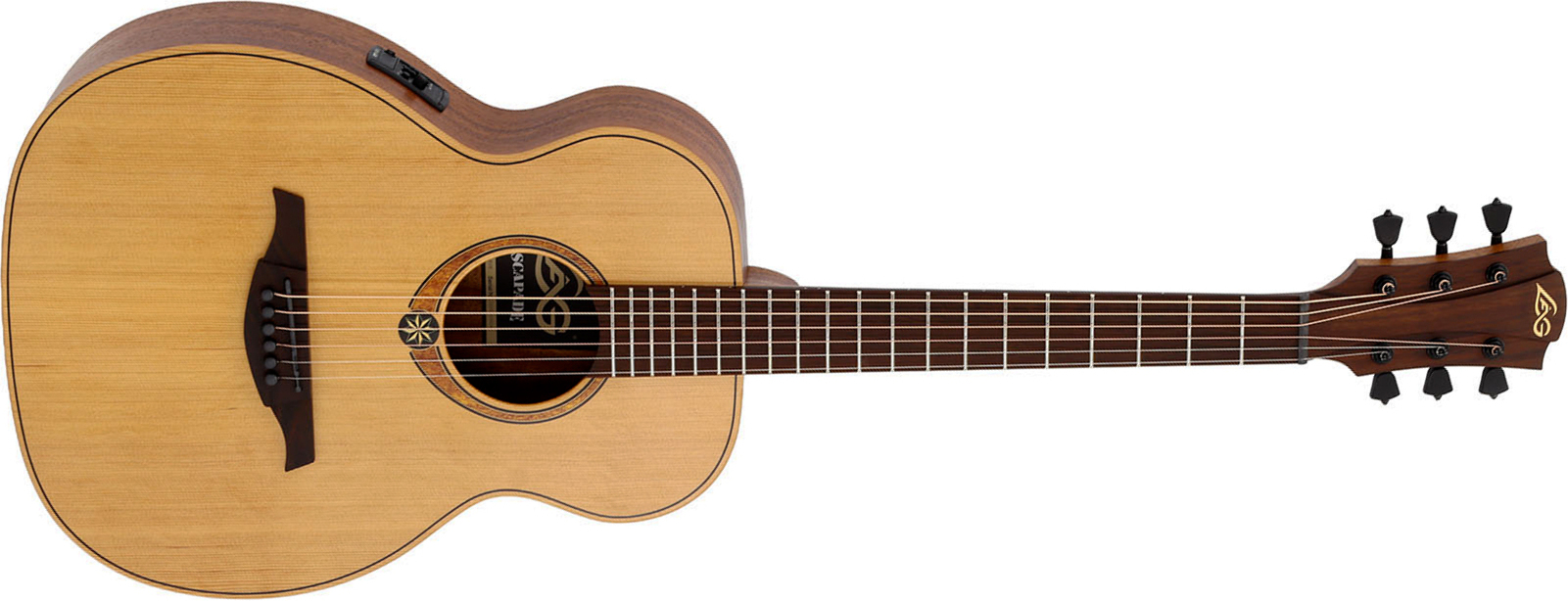 Lag Escapade Rce Travel Shsc Cedre Khaya Brb - Natural - Guitarra folk - Main picture