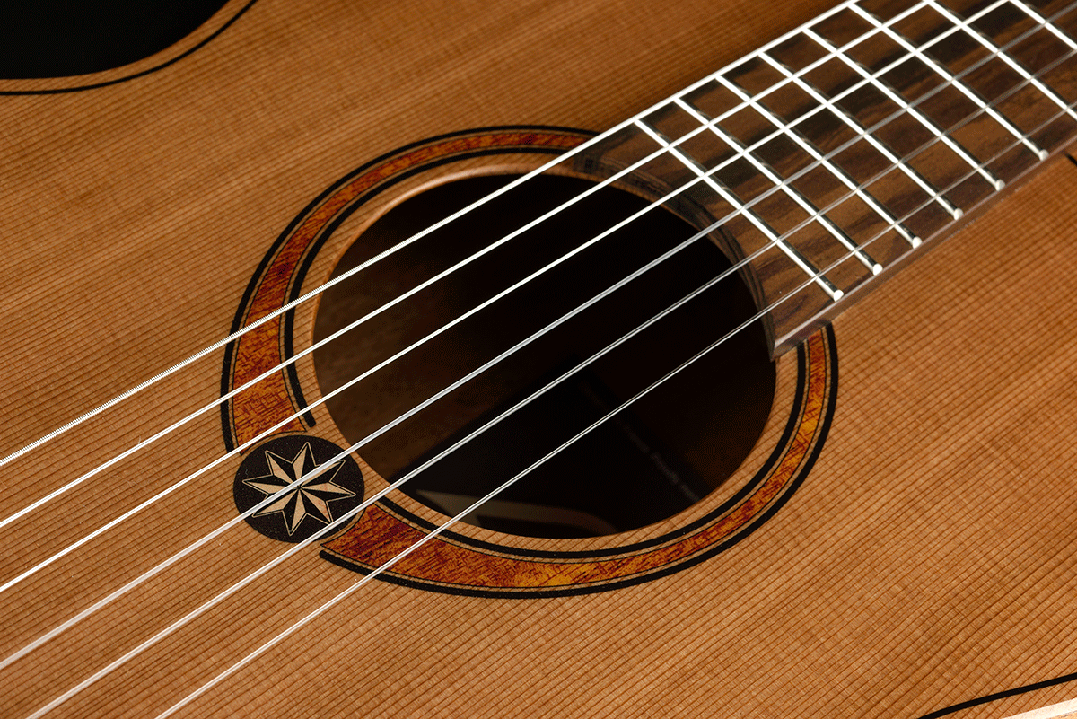 Lag Escapade Rce Nylon Travel Shsc Cedre Khaya Brbw +housse - Natural Satin - Guitarra clásica 4/4 - Variation 4