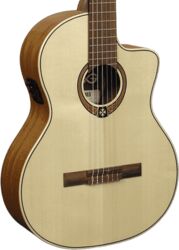 Guitarra clásica 4/4 Lag Occitania OC88CE - Naturel brillant