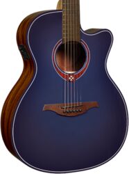 Guitarra folk Lag Tramontane T-Blue ACE Ltd - Blue burst