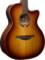 Guitarra electro acustica Lag Tramontane T118ABCE - Brown sunburst