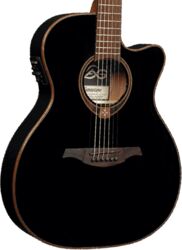 Guitarra folk Lag T118ASCE Tramontane - Black