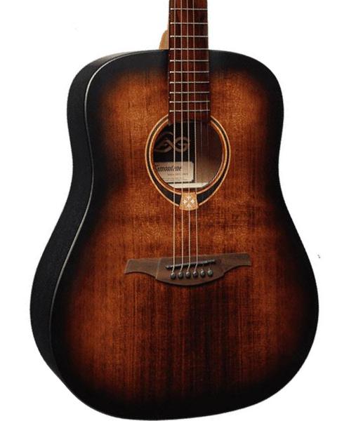 Guitarra folk Lag Tramontane T70D - Noir & brun