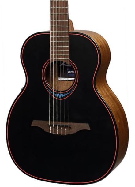 Guitarra clásica 3/4 Lag BlueWave 1 TNBW1TE - Black open pores