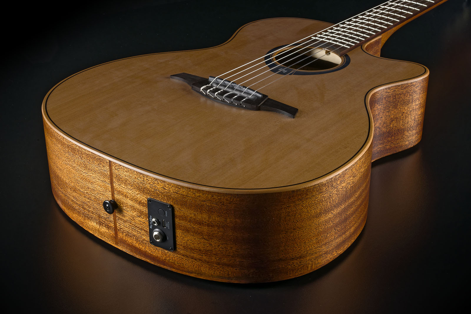 Lag Hv10-n-ace Hyvibe H2 Auditorium Cw Cedre Khaya Brbr - Natural - Guitarra clásica 4/4 - Variation 2