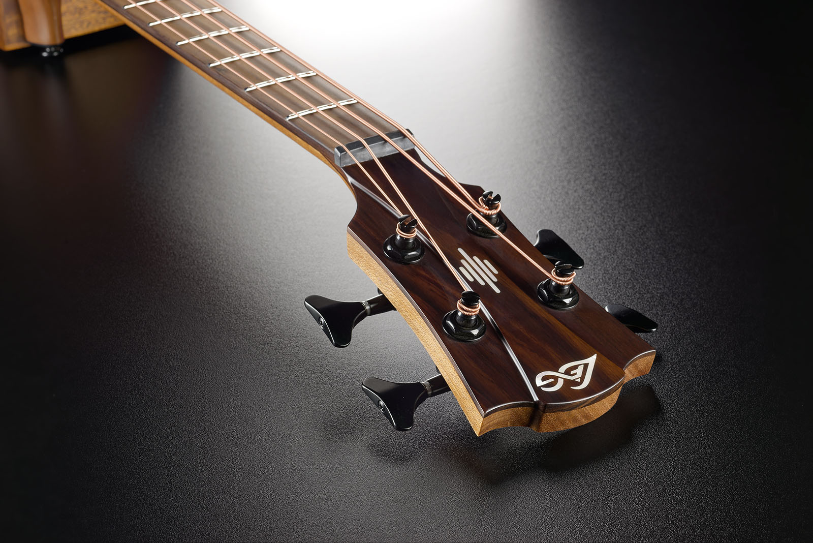 Lag Hv10bce Hyvibe H2 Bass Cw Shsc Cedre Khaya Bra - Natural - Bajo acústico - Variation 5