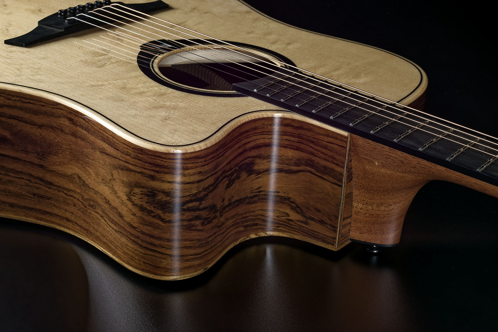 Lag Hv30dce Hyvibe H2 Dreadnought Epicea Bokote Bkbr - Natural - Guitarra folk - Variation 3