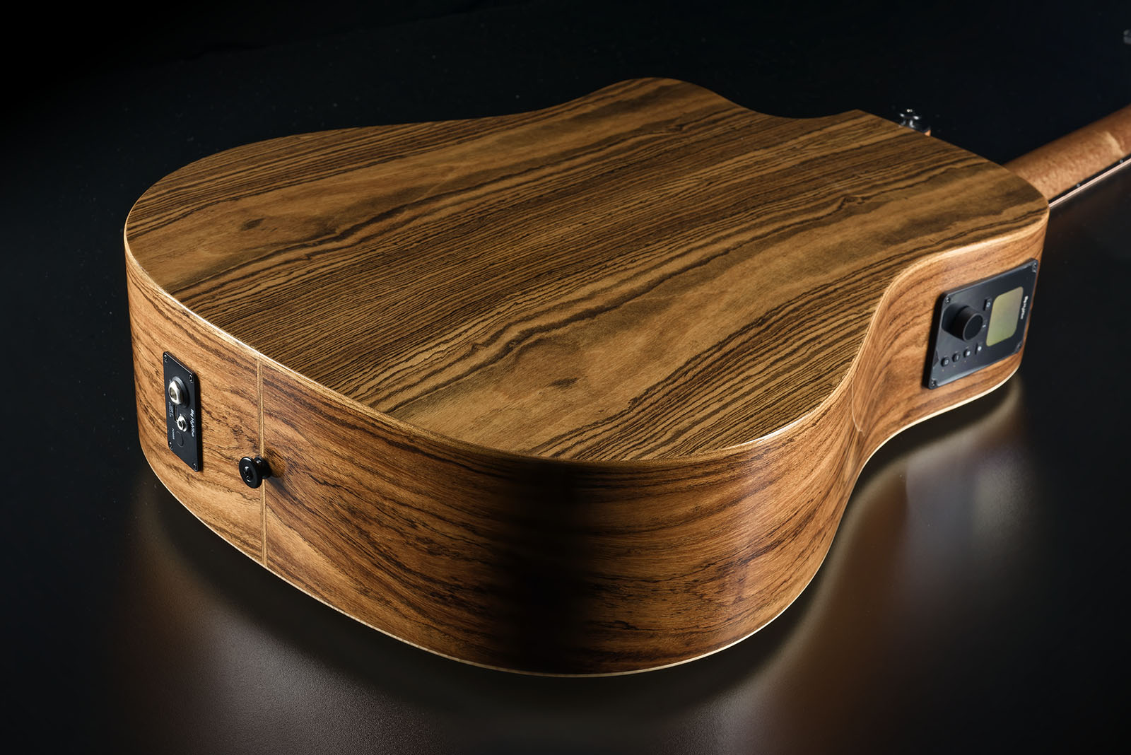 Lag Hv30dce Hyvibe H2 Dreadnought Epicea Bokote Bkbr - Natural - Guitarra folk - Variation 4