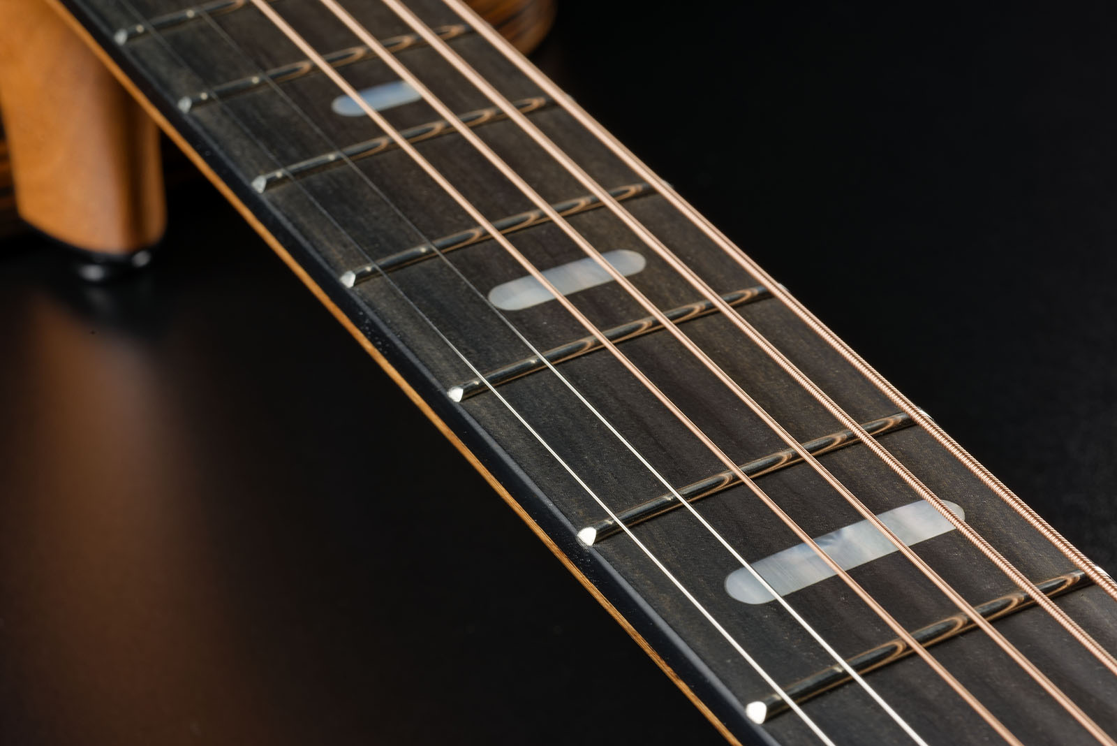 Lag Hv50ace Hyvibe H2 Auditoruium Cw Epicea Bokote Bkbr - Natural - Guitarra folk - Variation 7