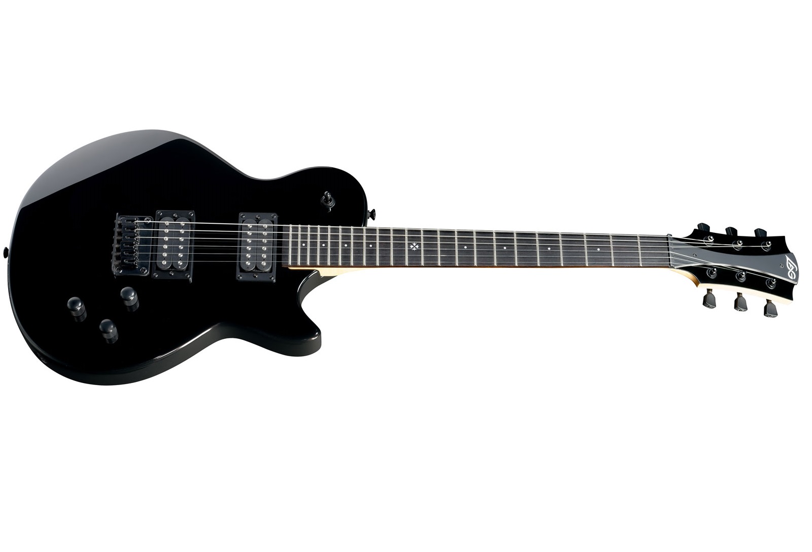 Lag Imperator 60 Hh Ht Rw - Black - Guitarra eléctrica de corte único. - Variation 1