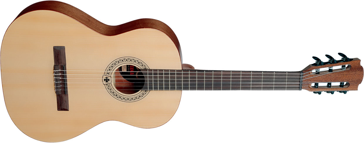 Lag Oc44-3-pack Occitania Junior 3/4 Epicea Sapele Rw - Naturel Satin - Guitarra clásica 3/4 - Variation 2