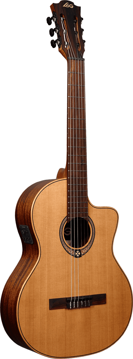 Lag Occitania Oc170ce 4/4 Cw Cedre Khaya Rw - Naturel Satin - Guitarra clásica 4/4 - Variation 2