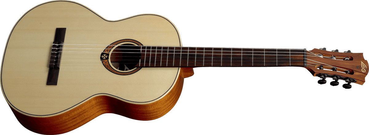 Lag Occitania Oc88 4/4 Epicea Khaya Rw - Naturel Brillant - Guitarra clásica 4/4 - Variation 1