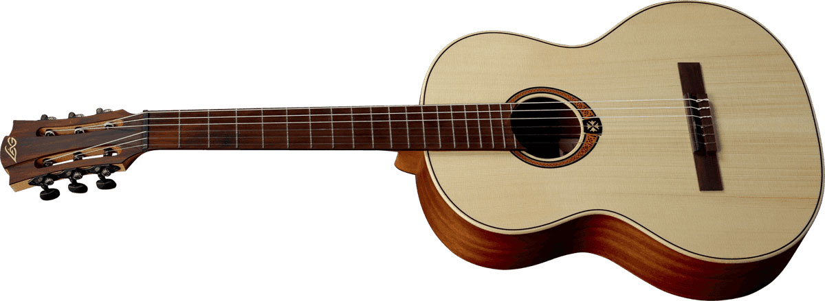 Lag Occitania Ocl70 4/4 Lh Gaucher Epicea Sapelli Bro - Natural Satin - Guitarra clásica 4/4 - Variation 1