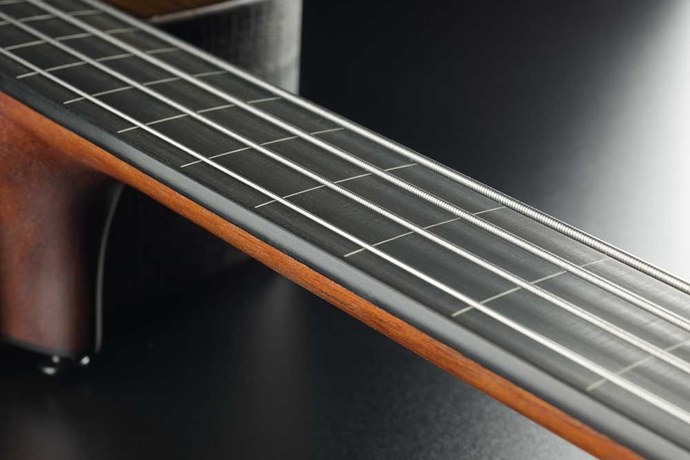 Lag Sauvage Basse Fretless Electro Br - Natural - Bajo acústico - Variation 2