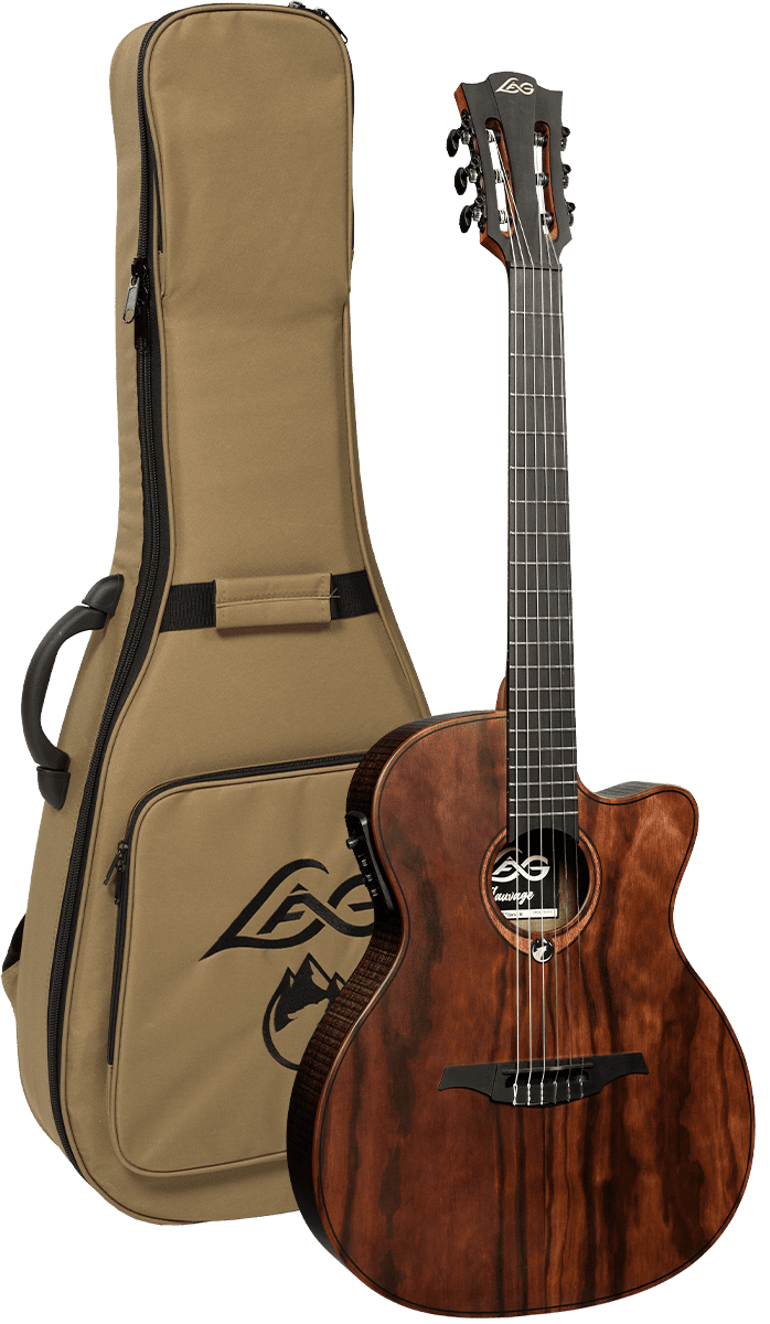 Lag Sauvage Nylon Cutaway Electro Br - Naturel - Guitarra clásica 4/4 - Variation 4