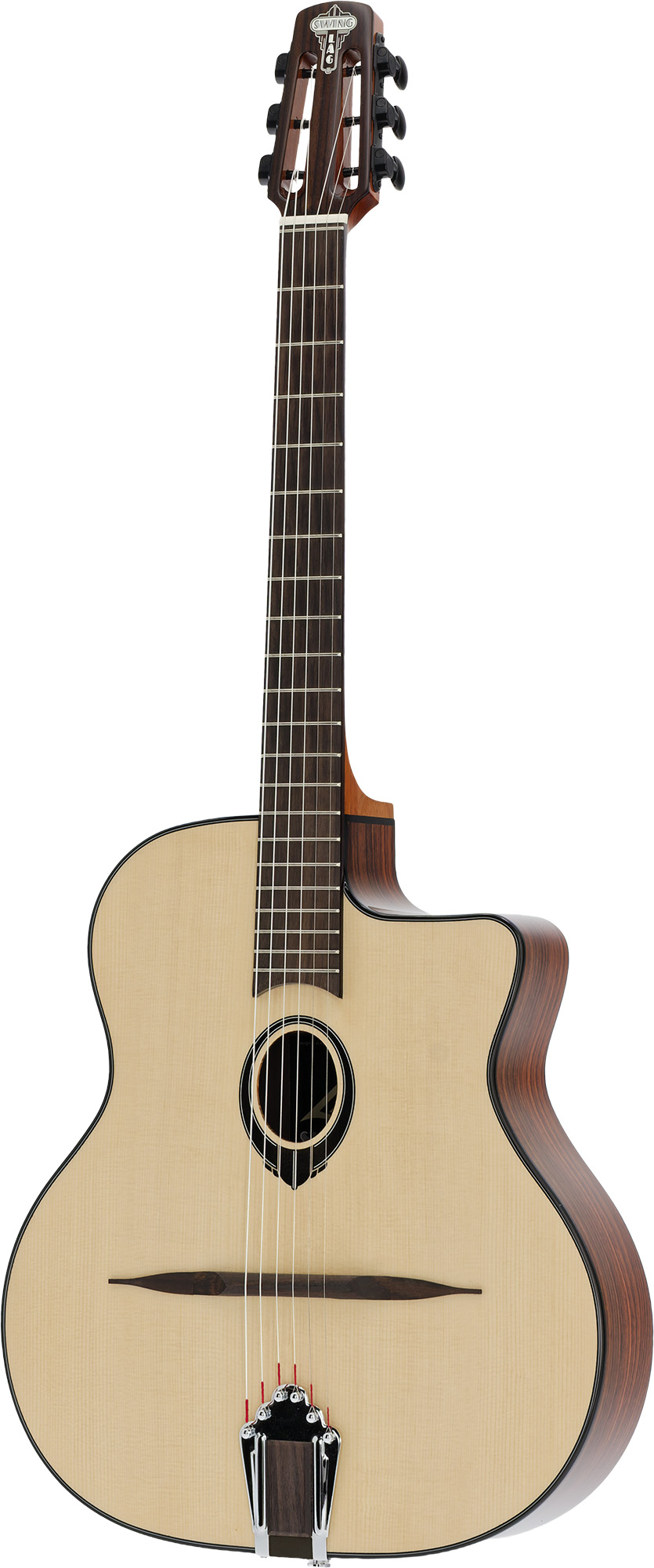Lag Sl200 Solid Spruce + Housse - Natural - Guitarra Gypsy - Variation 1