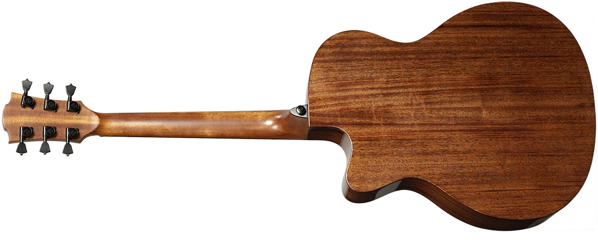 Lag T-red Ace Ltd Auditorium Cedre Khaya Brbw - Red Burst - Guitarra folk - Variation 1