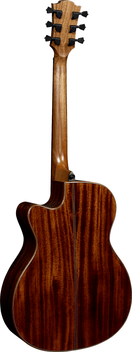 Lag T118asce Tramontane Auditorium Slim Cw Electro Cedre Khaya - Naturel - Guitarra electro acustica - Variation 2
