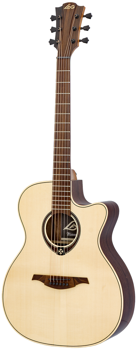 Lag T218 Ace Auditorium Epicea Palissandre Br - Natural - Guitarra folk - Variation 1