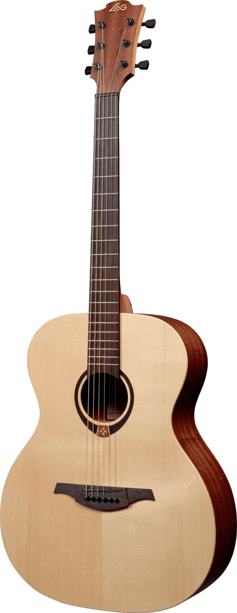 Lag T70a-hit Tramontane Auditorium Epicea Sapele - Naturel Satin - Guitarra acústica & electro - Variation 2