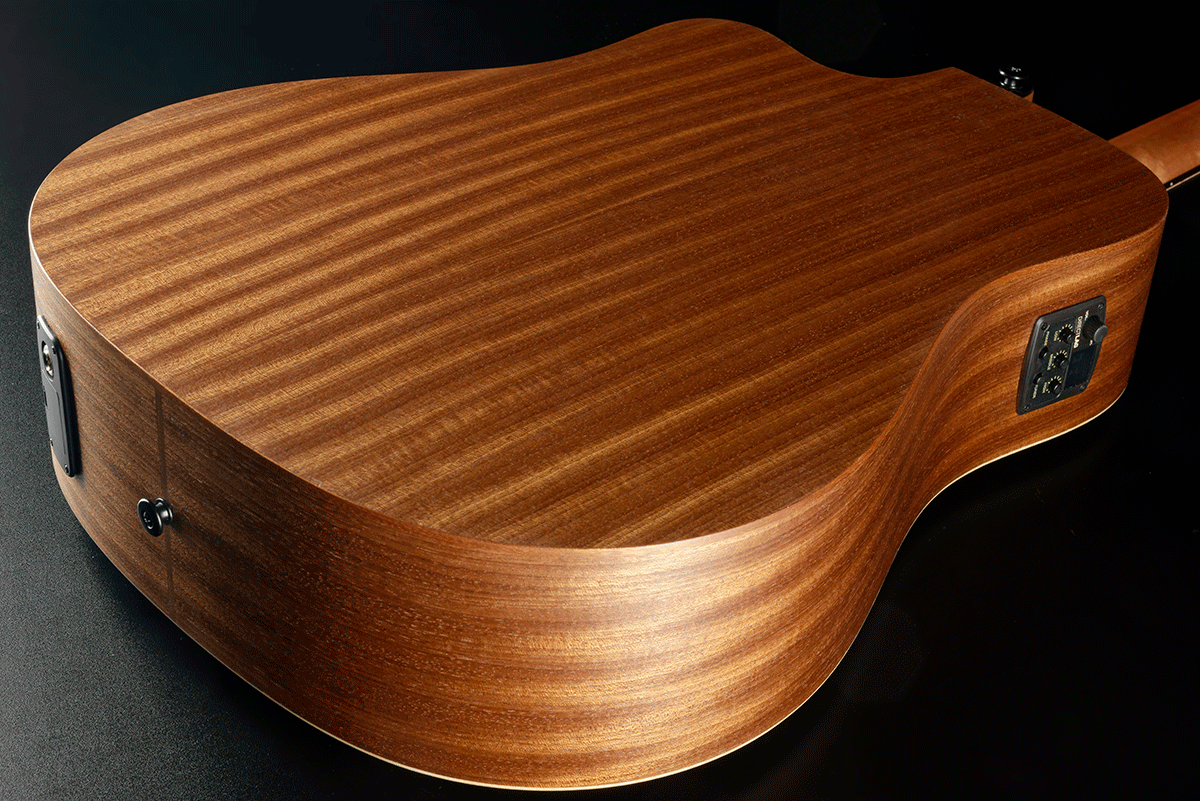 Lag T70dce Ii Tramontane Auditorium Cw Epicea Sapele Bro - Naturel Satin - Guitarra electro acustica - Variation 4