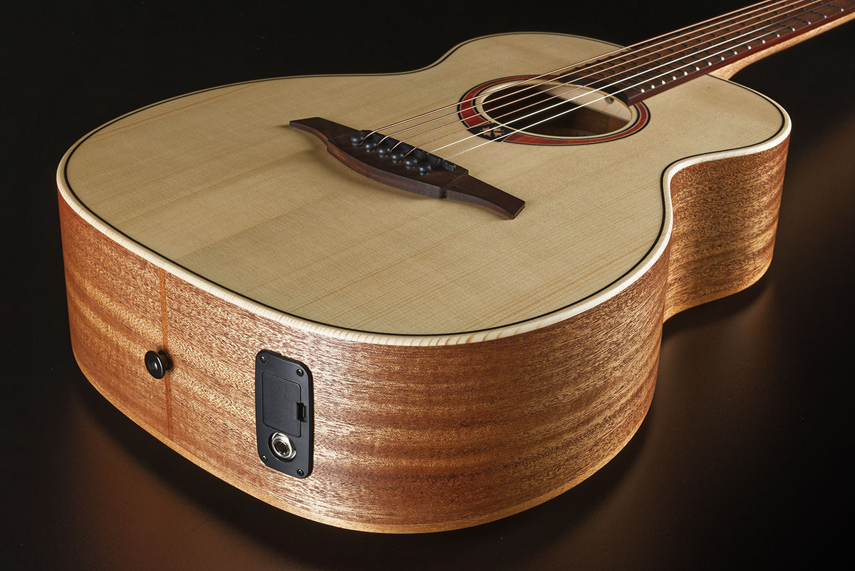 Lag T70te Travel Epicea Khaya Brb - Natural - Guitarra folk - Variation 2