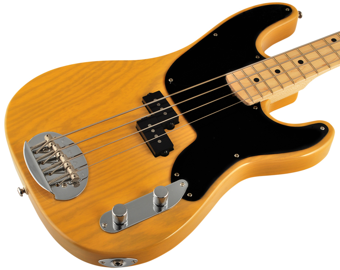 Lakland 44-51m Skyline Mn Split Coil - Butterscotch - Bajo eléctrico de cuerpo sólido - Variation 2