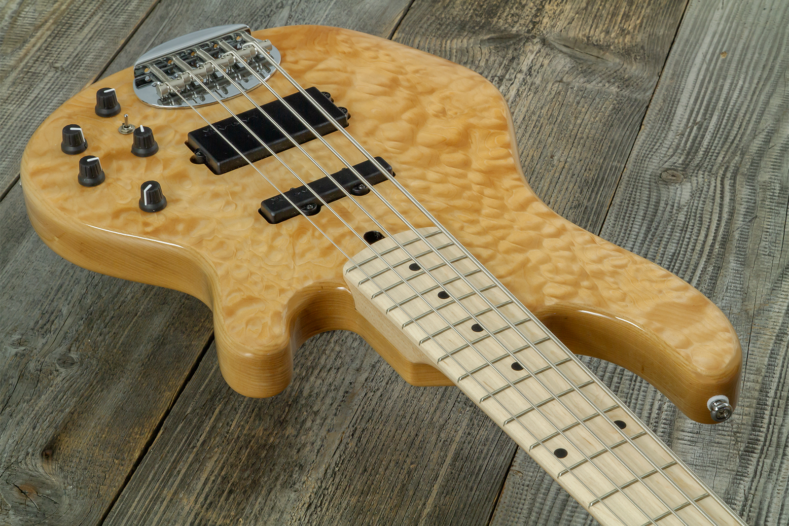 Lakland 55-02 Deluxe Qmt Skyline 5c Active Mn - Bajo eléctrico de cuerpo sólido - Variation 2