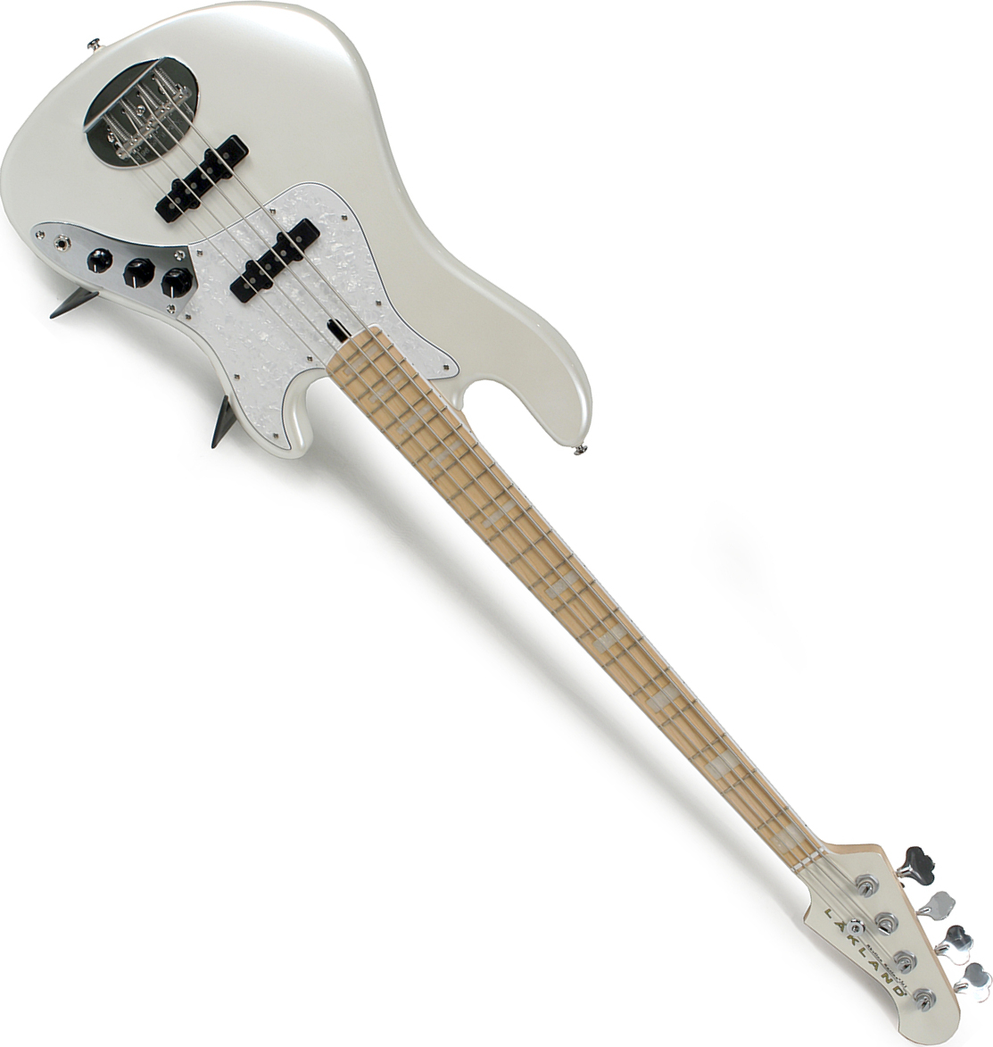 Lakland Darryl Jones Signature Dj4 Skyline 4 Cordes Mn White Pearl - Bajo eléctrico de cuerpo sólido - Main picture