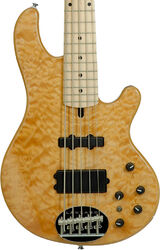 Bajo eléctrico de cuerpo sólido Lakland Skyline 55-02 Deluxe QMT 5-String