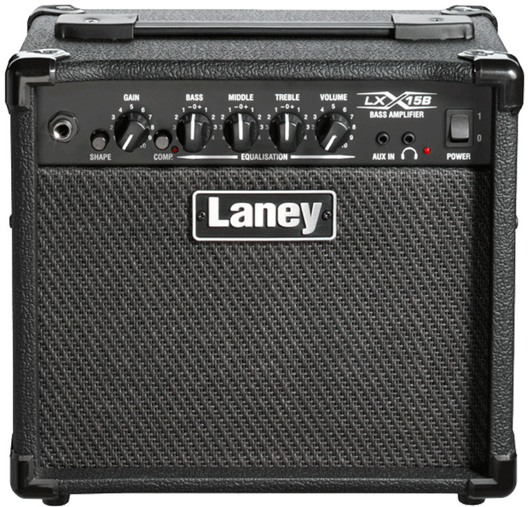 Laney Lx15b 15w 2x5 2016 Black - Combo amplificador para bajo - Main picture