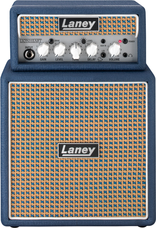 Laney Ministack-lionheart 6w 4x3 Blue - Mini amplificador para guitarra - Main picture