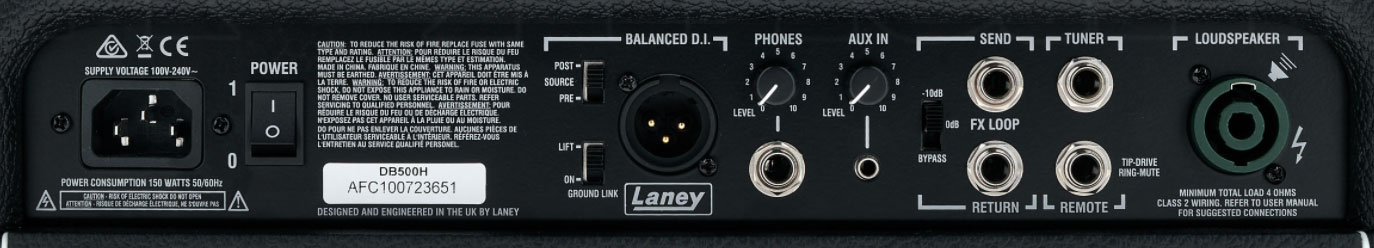 Laney Digbeth Db500h Head 500w - Cabezal para bajo - Variation 3